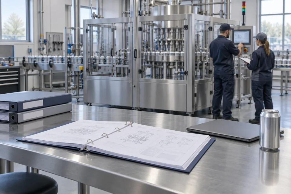 Can Filling and Seaming Machine Handover: Document Control and Training Sign-Off